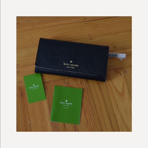 KATE SPADE Black Leather Crossbody Bag + Wallet - Picture 13 of 14